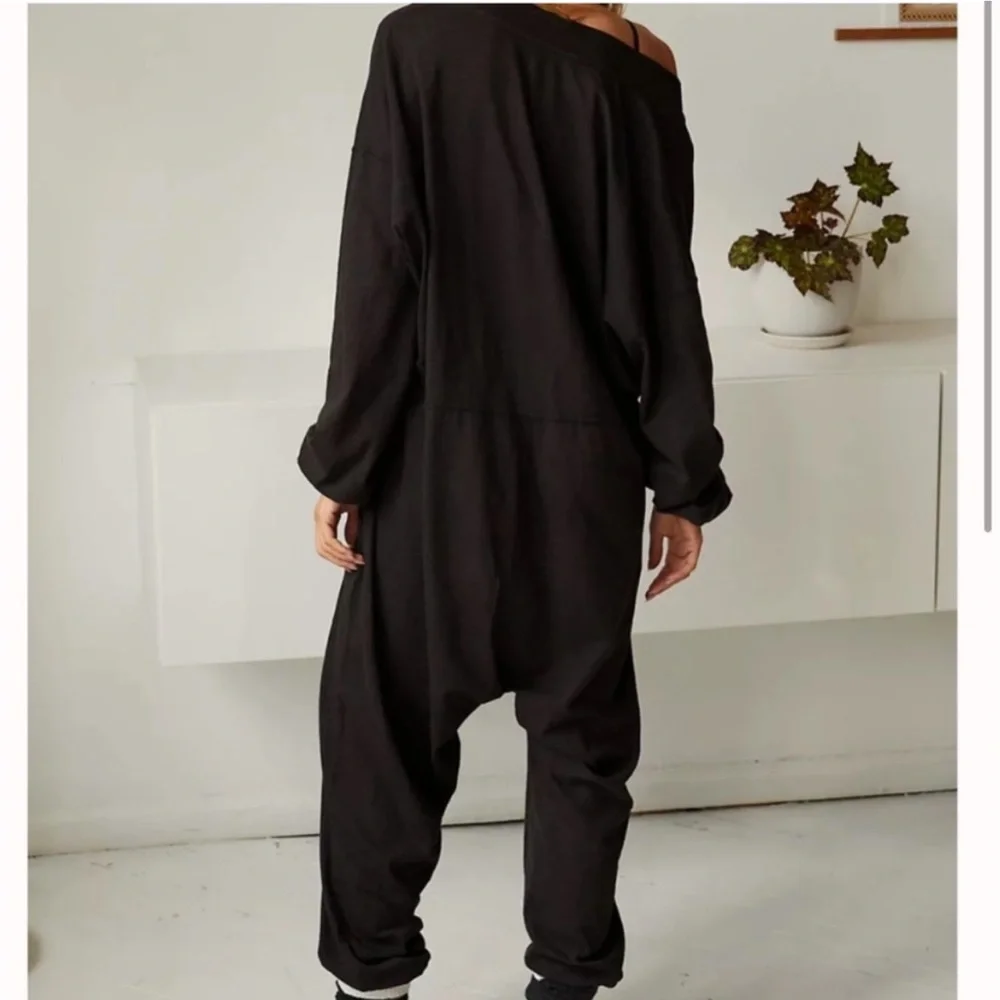 Free People Just Because oversized onesie romper - Picture 3 of 4